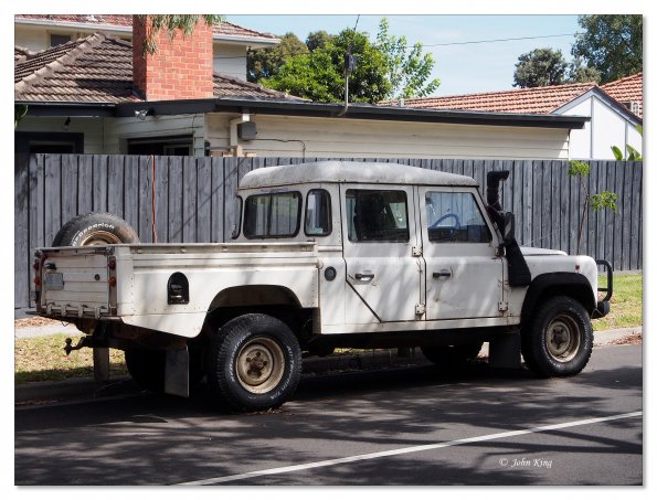 Landrover dual cab utility