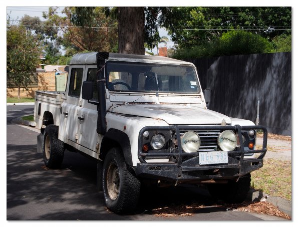 Landrover dual cab utility