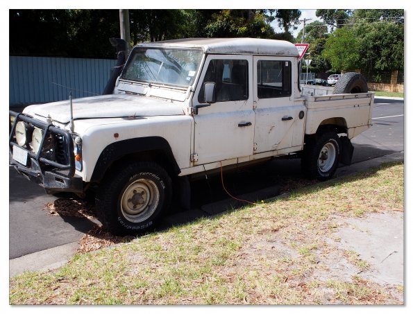 Landrover dual cab utility