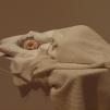 View the image: Ron Mueck sculpture