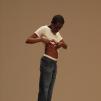View the image: Ron Mueck sculpture