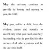 View the image: The Universal Blessing