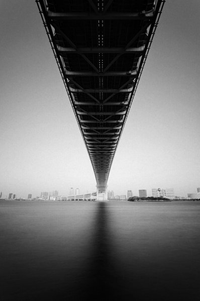 Bridge in black and white