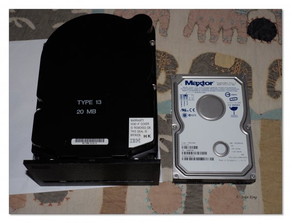 IBM Type 13 20MB hard disk drive, circa 1982-1984
